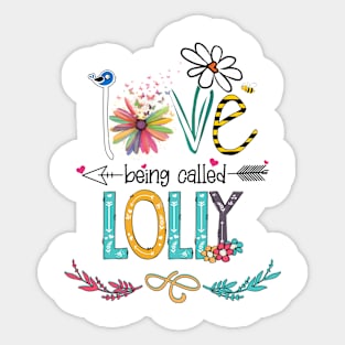 Love Being Called Lolly Happy Mother's Day Sticker